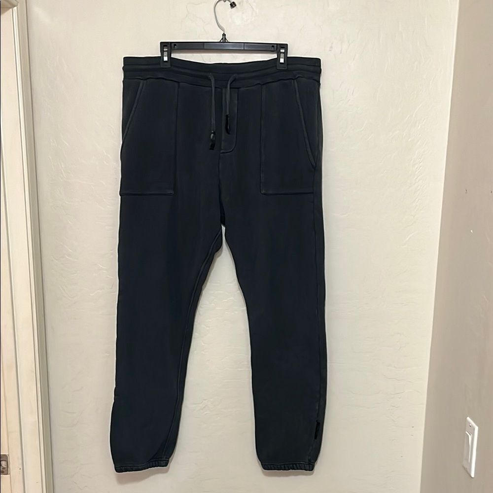 Boda Skins Men's Gray Distressed Athletic Casual Sweatpants Athleisure Modern